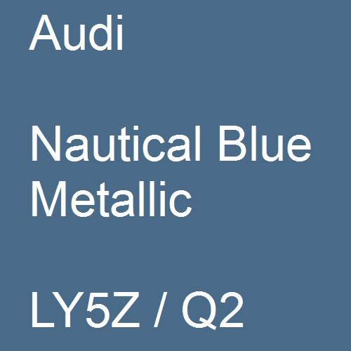 Audi, Nautical Blue Metallic, LY5Z / Q2.